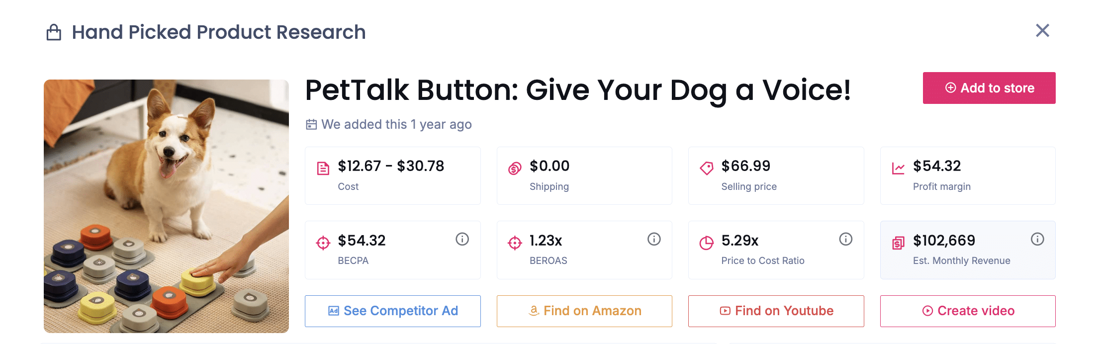 Pet Communication Training Buttons